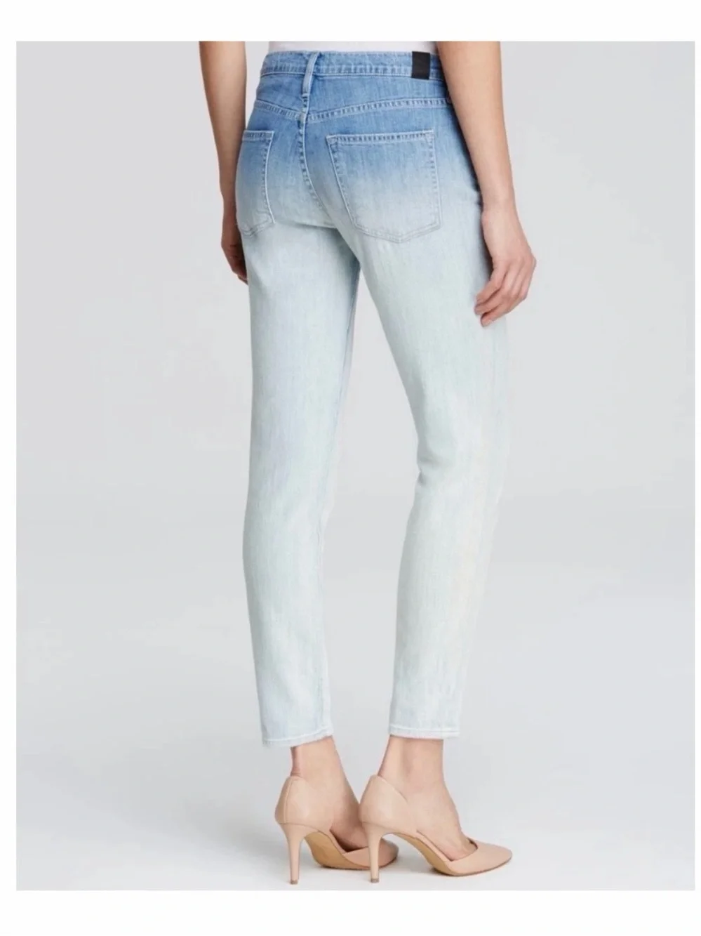 Vince Ombre Light Blue Crop Jeans size 28 - Picture 2 of 8